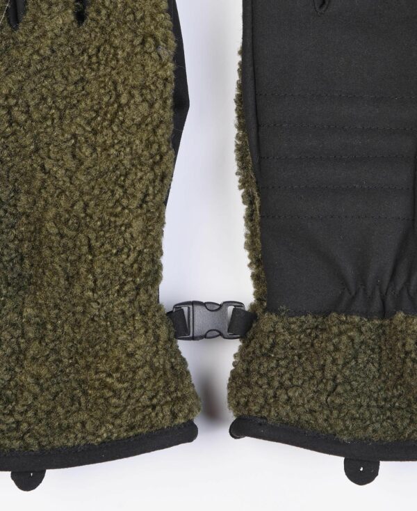 Barbour Eskdale Fleece Gloves Olive - Image 3