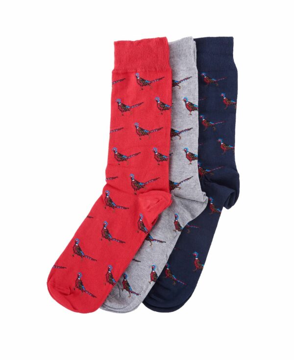 Barbour Pheasant Socks Gift Set