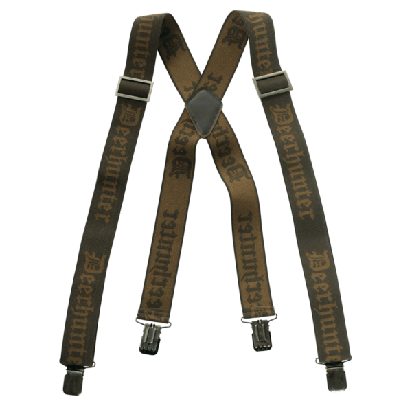 Deerhunter Logo Braces with clips Art Green