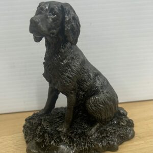 Patina Bronze Spaniel Sitting