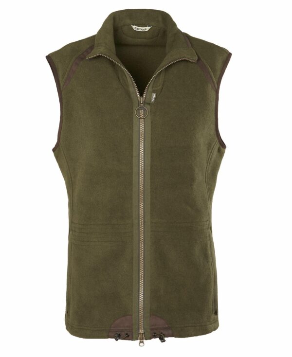 Barbour Langdale Olive Fleece Gilet