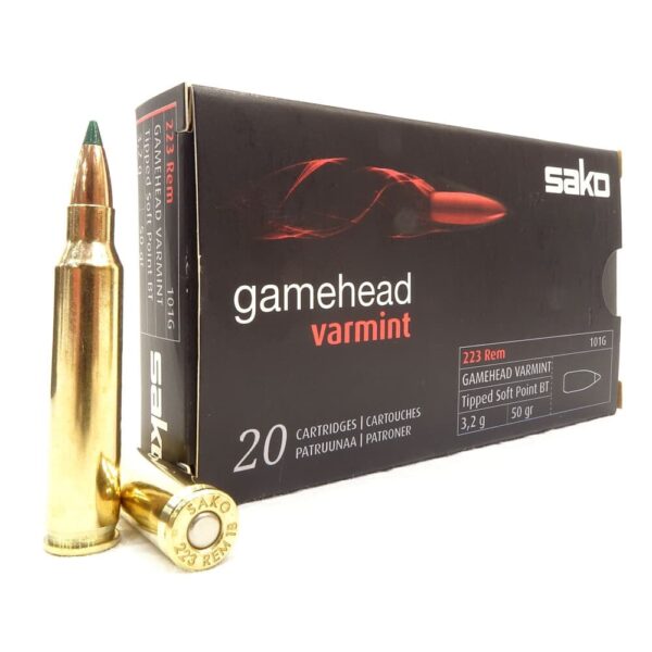 Sako .223 Gamehead Varmint 56gr Box 20