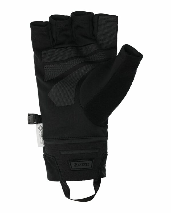 Simms Windstopper Half Finger Glove Black - Image 2