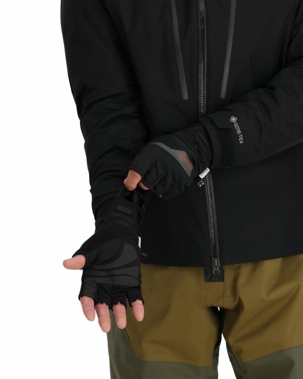 Simms Windstopper Half Finger Glove Black - Image 3