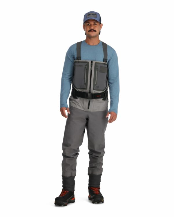 Simms G4 Zip S/foot Wader New 2024 Slate - Image 2