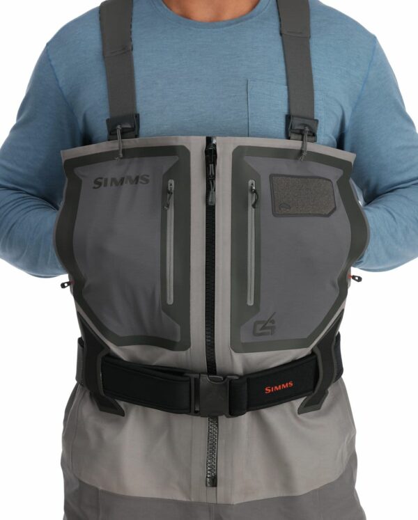 Simms G4 Zip S/foot Wader New 2024 Slate - Image 4