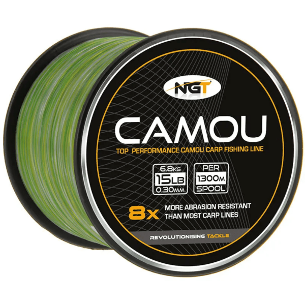 NGT Camou Camouflage Bulk Carp Line