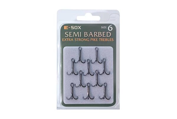 Drennan Esox Treble Hook Semi Barb