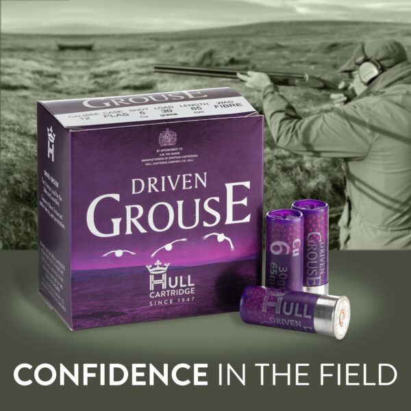 Hull Driven Grouse 12g No6 Copper 30gm 65mm Felt Wad - Image 2