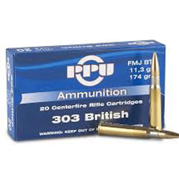 303 British FMJ BT 174g PPU (Box 20)