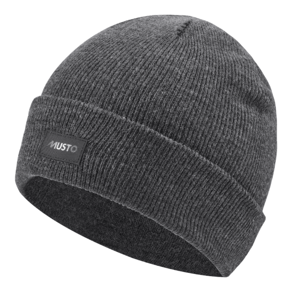 Musto Shaker Cuff Beanie Dark Grey