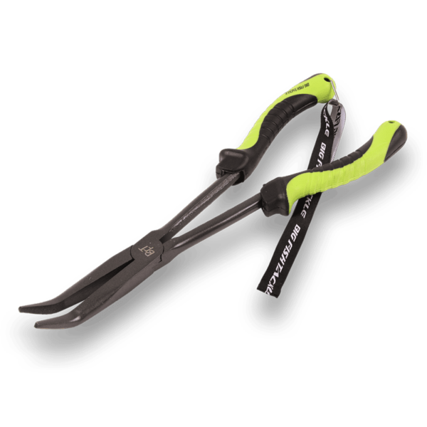 BFT Long Nose 28cm Bent Nose Rubber handled Pliers