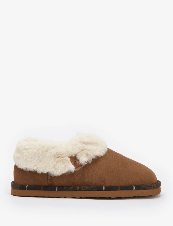 Barbour Ladies Eloise Camel Slippers