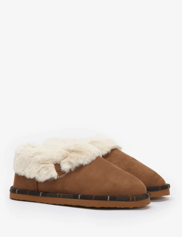 Barbour Ladies Eloise Camel Slippers - Image 2
