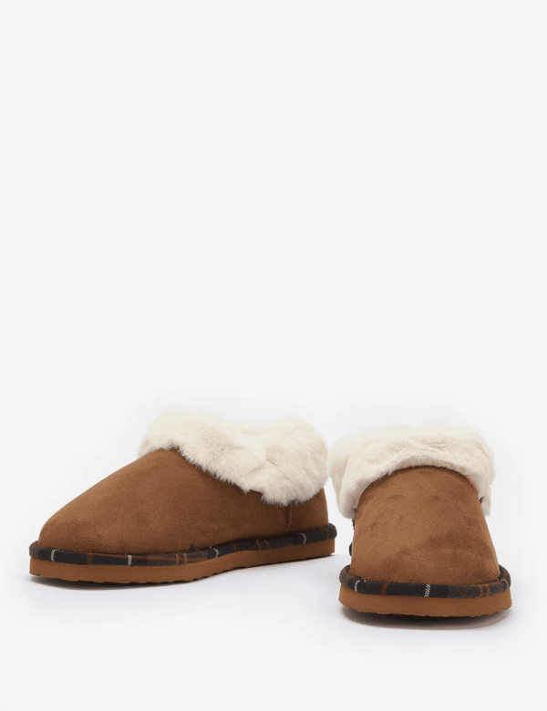 Barbour Ladies Eloise Camel Slippers - Image 3
