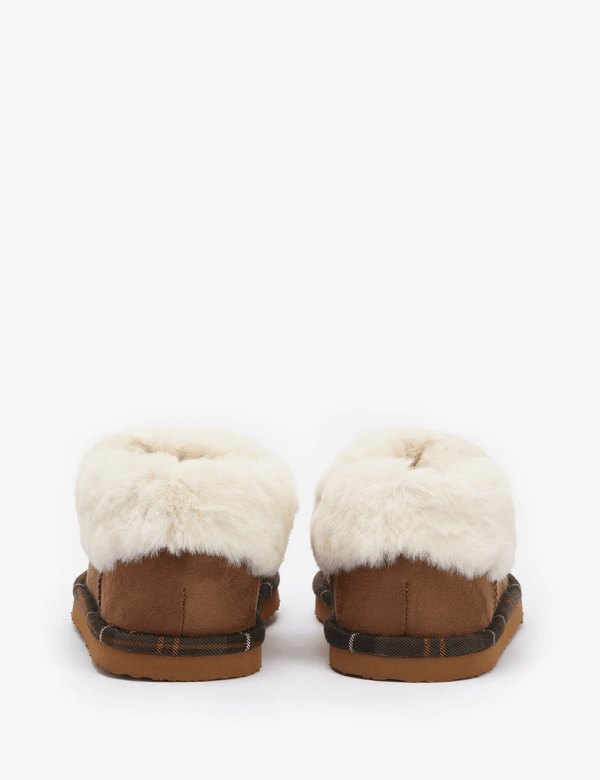 Barbour Ladies Eloise Camel Slippers - Image 4