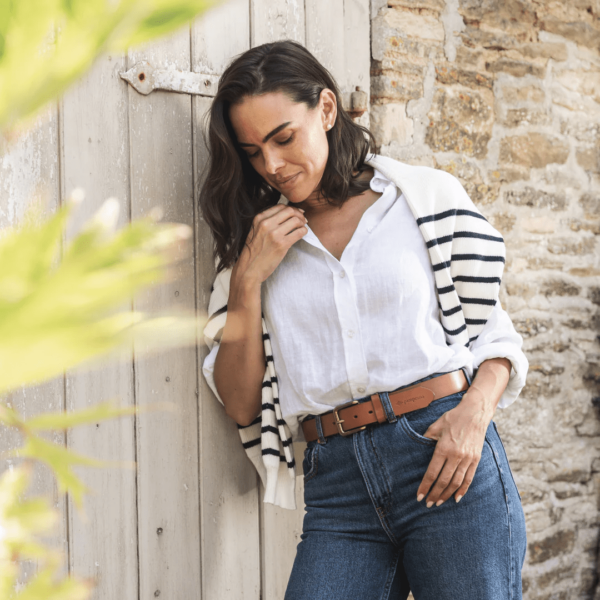 Pampeano Abuelo Tan Leather Belt - Image 2