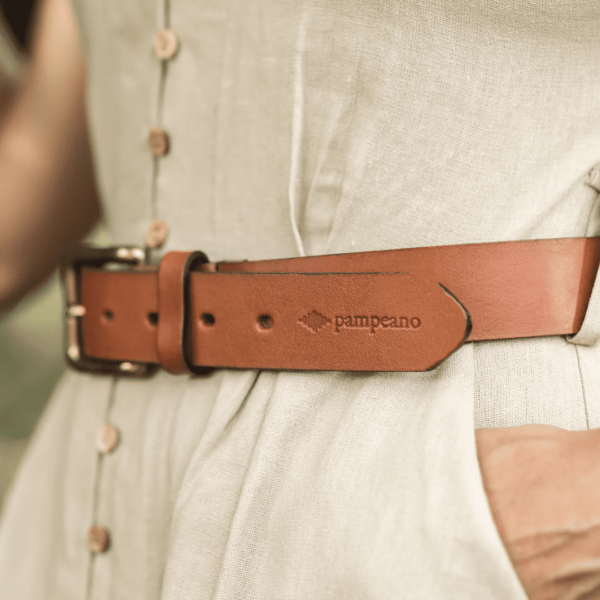 Pampeano Abuelo Tan Leather Belt - Image 3