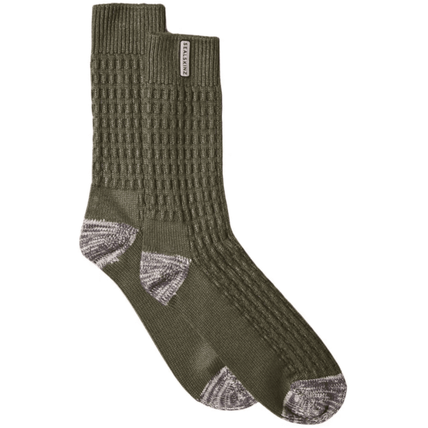 Sealskinz Wroxham Waffle Bamboo Mid Length Socks