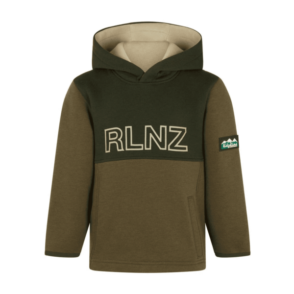 Ridgeline Kids NZ Hoodie Olive Mix