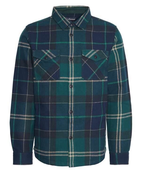 Barbour Cannich Overshirt Green Loch