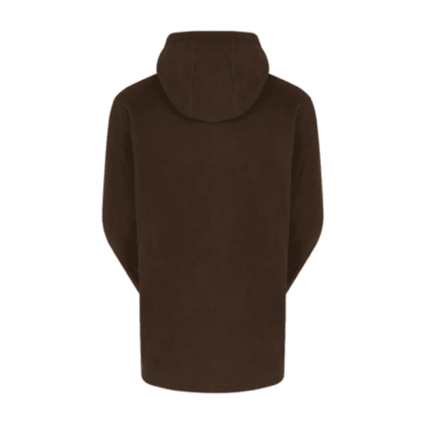 Ridgeline Ballistic Long Sleeved Fleece Hoodie Bark - Image 2