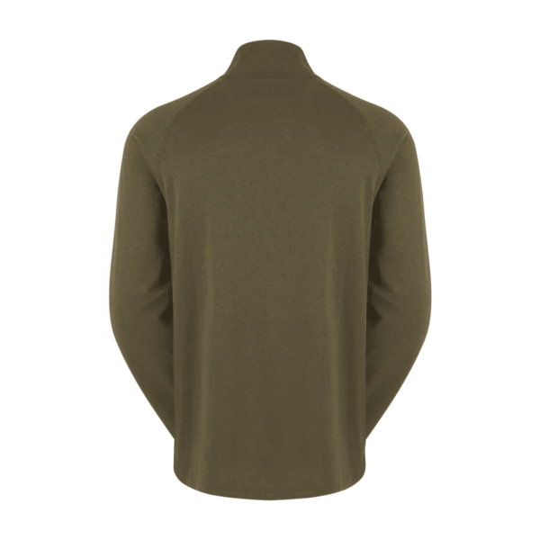 Ridgeline Mens Baseline Pull on Zip Top Light Bark - Image 2