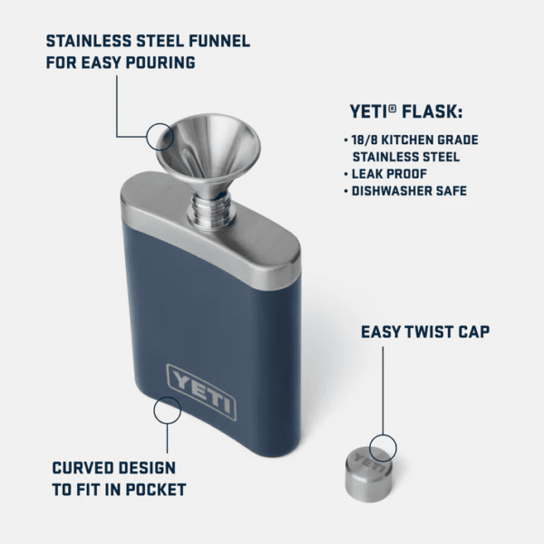 Yeti Rambler Flask & Funnel Set 7 oz - Image 3