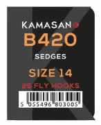 Kamasan B420 Sedge Hooks x 25 per Pk