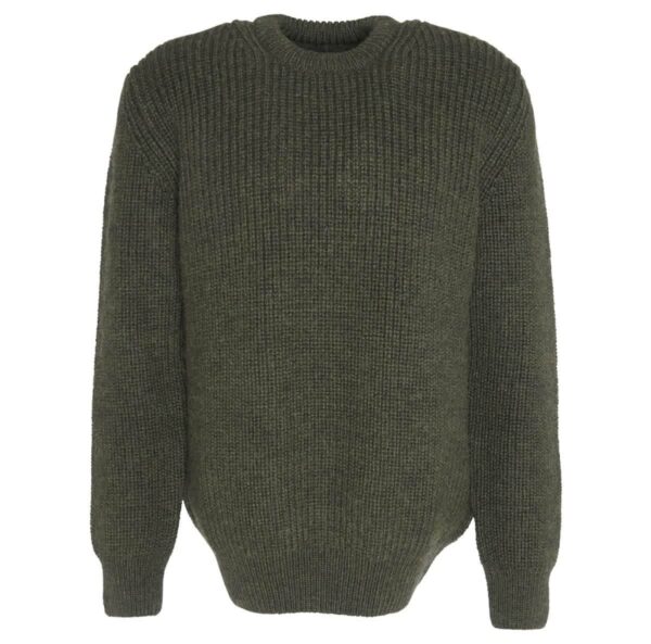 Barbour New Tyne Crew Jumper Olive