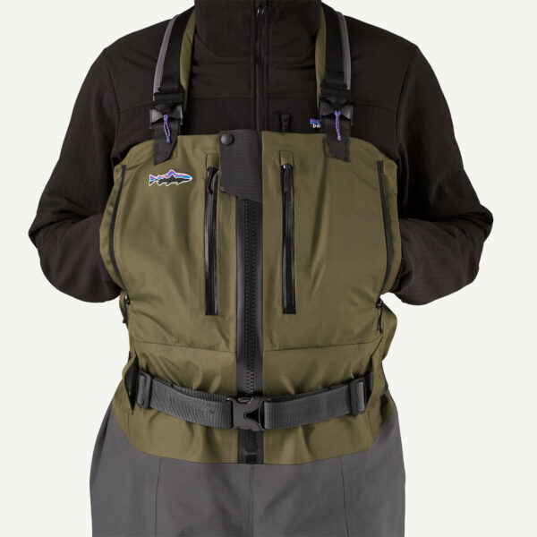 Patagonia Mens Swiftcurrent Expedition Zip Wader Basin Green - Image 3