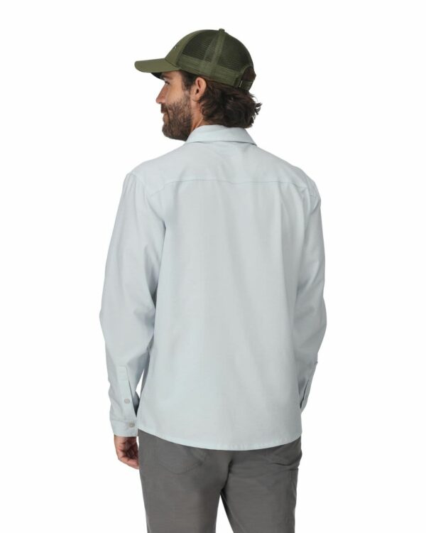 Simms No See Um Bugstooper Shirt Bimini Blue Heather - Image 3