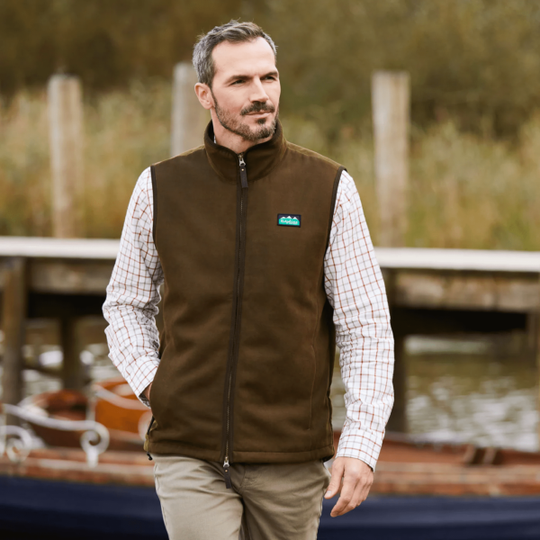 Ridgeline Mens Monarch Gilet Moody Teak