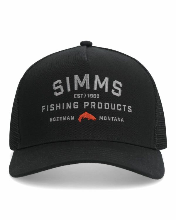 Simms Double Haul Trucker Cap Black