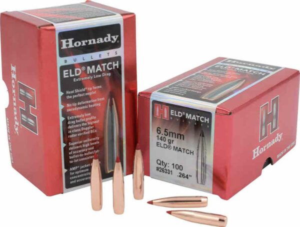 Hornady Bullets ELD Match 6.5mm/.264 140gn BT