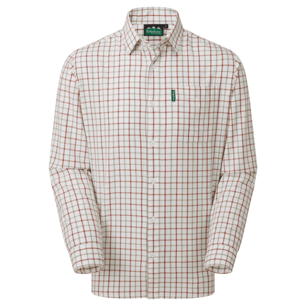 Ridgeline Mens Sedgebrook Shirt Russet Cashew