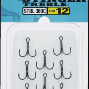 Owner Stinger Black Chrome Trebles Barbless STBL-36BC
