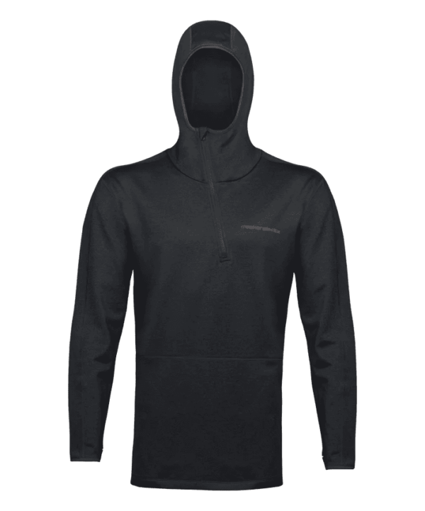 Mackenzie Graphene Atlas Mid Layer Angled zip Hoodie Grey - Image 4