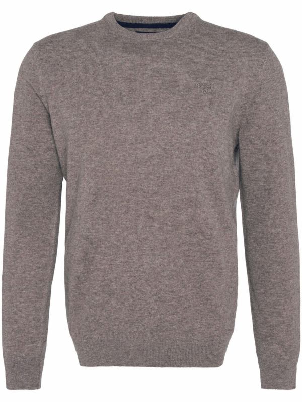 Barbour Essential Lambswool Crew Dark Stone - Image 2
