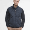 Barbour Mens Hybrid Fleece Jacket Navy