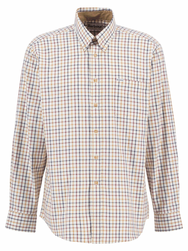 Barbour Sporting Tattersall Shirt Copper - Image 2