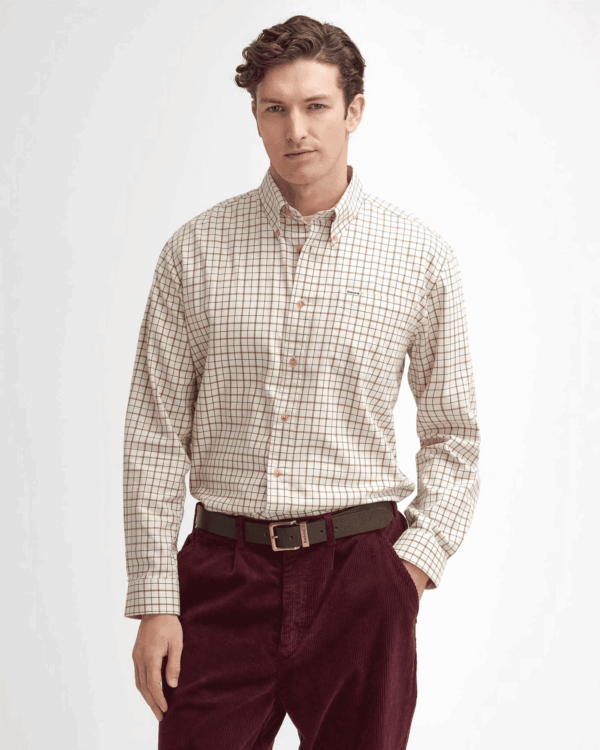 Barbour Bank Shirt Merlot