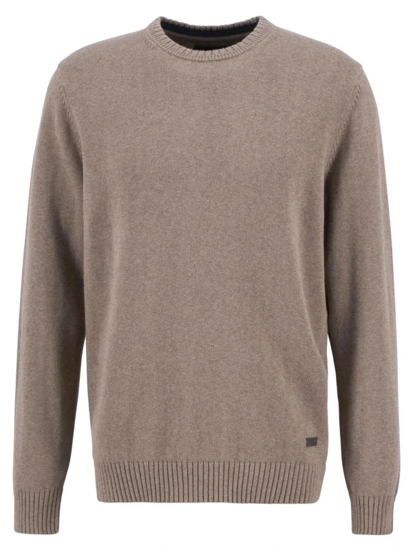 Barbour Kelson Crew Jumper Stone - Image 2