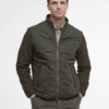Barbour Mens Hybrid Fleece Jacket Olive