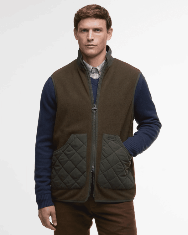 Barbour Lowich Fleeced Gilet Olive