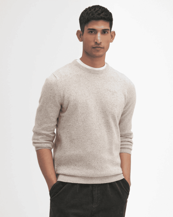 Barbour Essential Tisbury Crew Jumper Mist