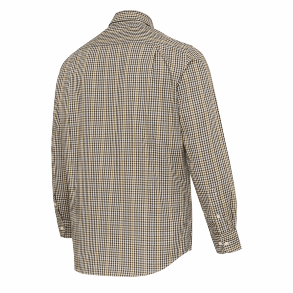Beretta Bryggen Shirt Apricot/Bordeaux Check Lge - Image 2