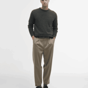 Barbour Tisbury Crew Jumper Dark Seaweed
