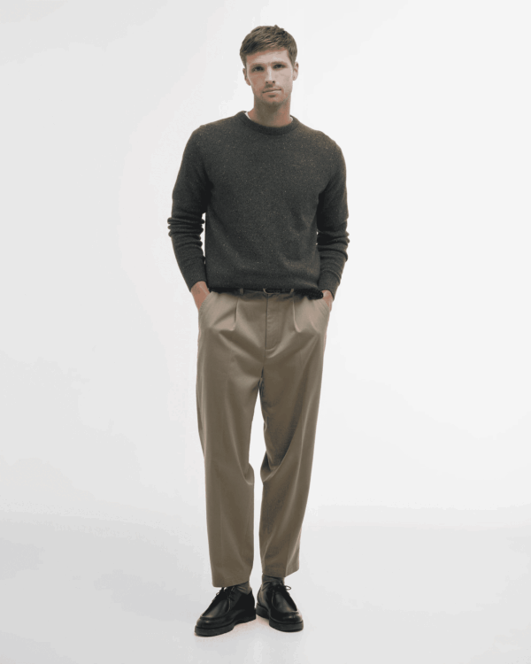 Barbour Tisbury Crew Jumper Dark Seaweed