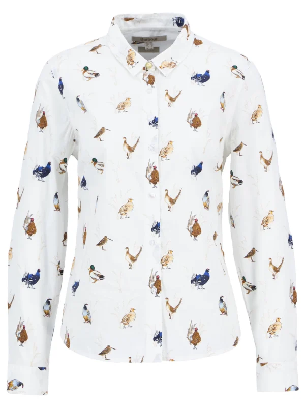 Barbour Brambles Shirt Bird Print - Image 4